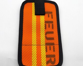 Handyhülle M aus Feuerwehrschlauch z. B. für iPhone 12 bis 15