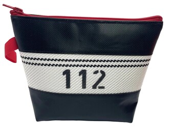 Kulturtasche S aus Feuerwehrschlauch mit Aufhängeband