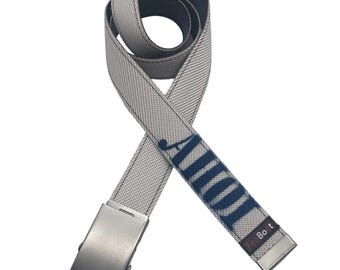 Gürtel aus Feuerwehrschlauch S, ca. 125 cm, mit Koppelschnalle, handgenäht in Kiel