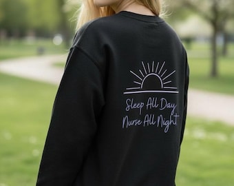 NoctuRNal RN Sweatshirt | Night Shift Nurse Apparel