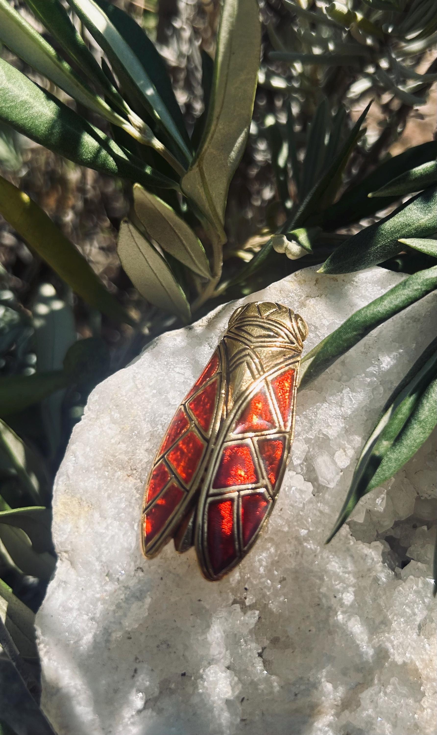 ルネ・グアン（René Gouin）フランス製ヴィンテージ・セミブローチ Rene Gouin Cicada - Etsy