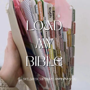 Custom Bible Journaling Setup | Tabs, Highlights, Prompts (Send Your Bible)