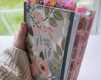Floral NIV Bible Journaling Loaded Bible with Tabs, Study Pages