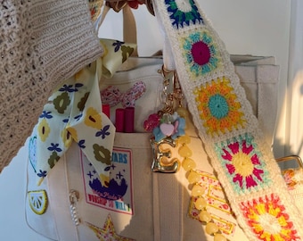 Christian Bible Bag Canvas Tote Purse for Church Cute Bible Study Bag with Strap Large Organizer Bag Selah Scripture Co