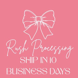 Rush Processing Add On | Ship Your Order in 10 Business Days zdjęcie 1