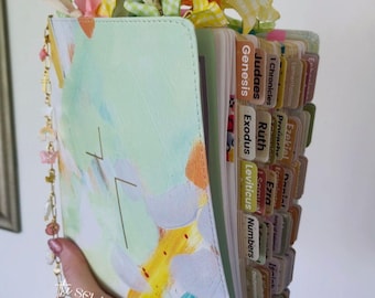 Pre Loaded Jesus Bible ESV Study Bible with Tabs and Devotionals for Women