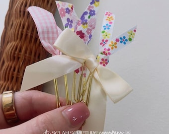 Ribbon Bible Page Markers | Set of 5 Bible Paper Clips | Bible Journaling Accessories | Christian Gift for Women | Cute Ribbon Bookmarks