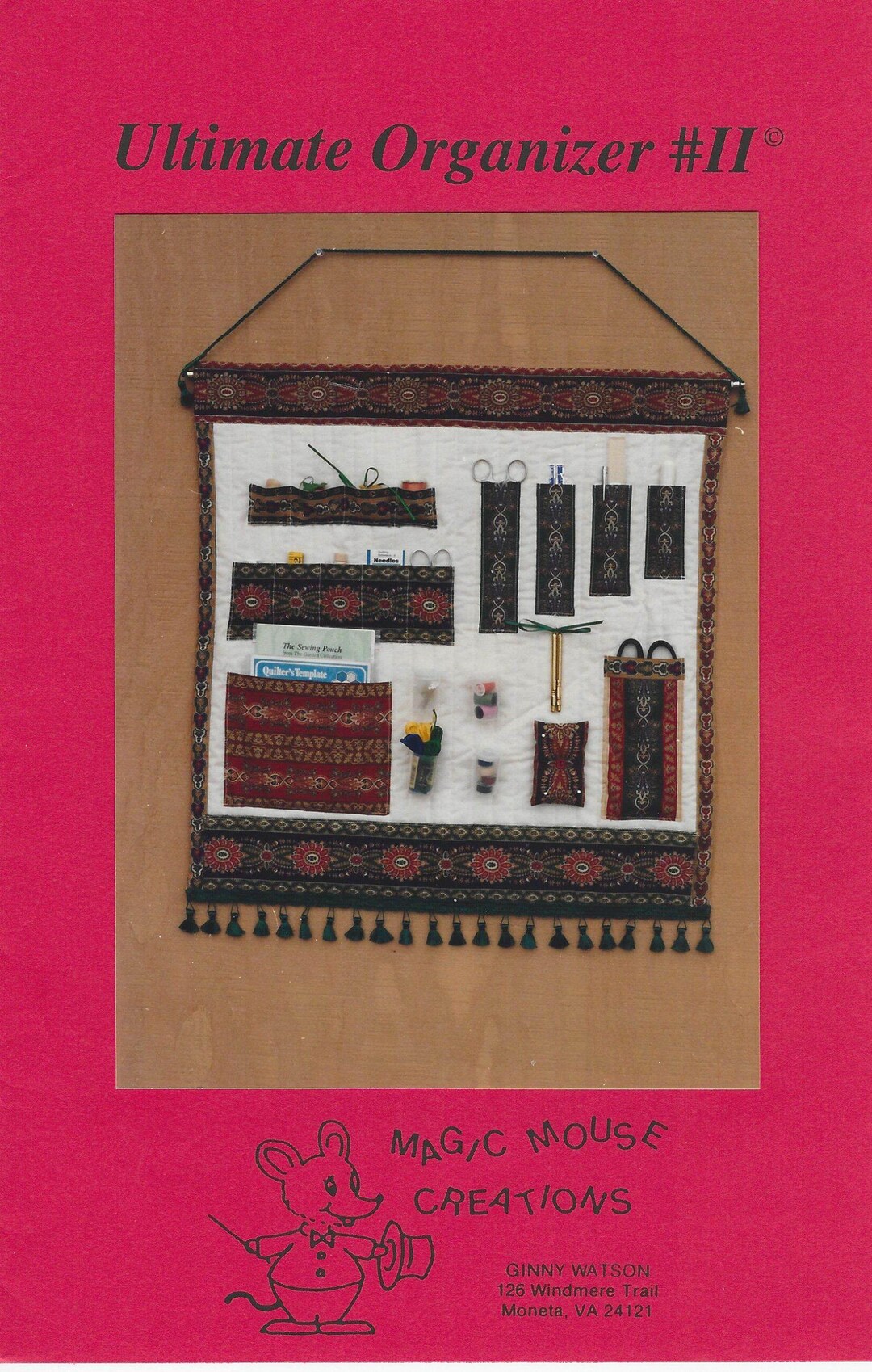 Sewing Notions Organizer Pattern, Wall Hanging Storage (PDF Pattern) - Etsy