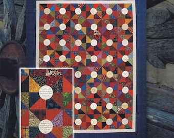 Bee Creek Quilting Company presenta el patrón de colcha "Witt & Wisdom" para cama de 78" x 96". Lista completa de materiales. Diseño: Kandi Paige Gallup, 2005.