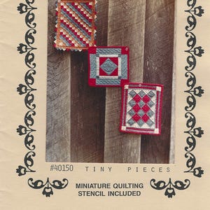 Tiny Pieces - Wzór nr 40150 Miniaturowy szablon do pikowania w zestawie od Needleart Guild NOWY WZÓR