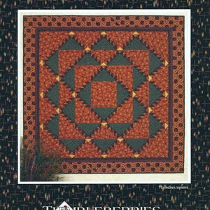 Thimbleberries Pattern LJ 02353 by Lynette Jensen Boo Mountain 71" Square Bed Quilt Halloween Motif Staple Binding, Fold out Pattern NEW