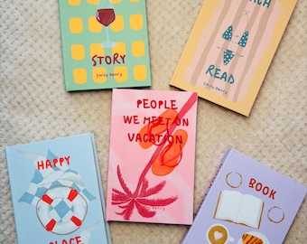 Handmade Emily Henry Rebound Book, Romance Novel, Printed Cover