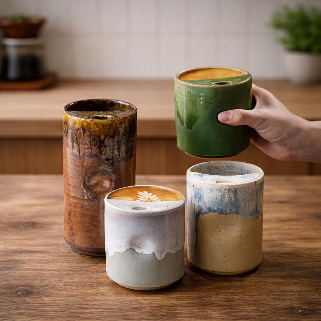 Mug without handle - Etsy 日本