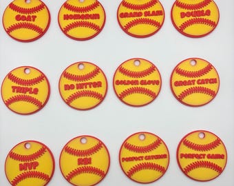 Softball/Baseball Game Day Glory tags