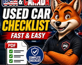 Controlelijst voertuig VS en Canada pdf | Snelle levering op maat