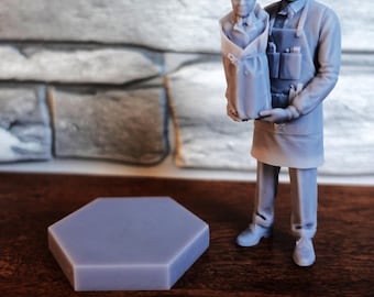 Doctor Who Custom eaglemoss style the toy maker and stooky bill 1/21 scale unpainted