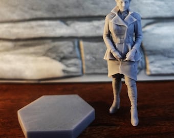 Doctor Who Custom Eaglemoss Style Die Rani, Maßstab 1:21, unbemalt