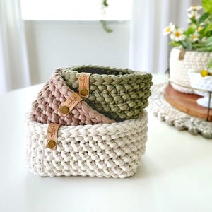 Het boxy-mandpatroon 084 | Patroon gehaakt mandje | Patroon vierkant mandje | Patroon nestmand | Gehaakt woondecoratiepatroon