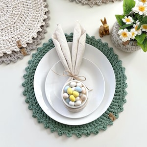 DIY Crochet Pattern | Crochet Placemat Pattern | Crochet Doily Pattern | Crochet Charger Pattern | PDF Crochet Pattern for the Kitchen