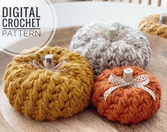 PDF Crochet Pattern | Crochet Pumpkin Pattern | Digital Crochet Pattern | DIY Crochet Pattern | DIY Fall Decorations | Crochet Tutorial