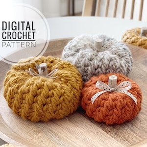 PDF Crochet Pattern | Crochet Pumpkin Pattern | Digital Crochet Pattern | DIY Crochet Pattern | DIY Fall Decorations | Crochet Tutorial