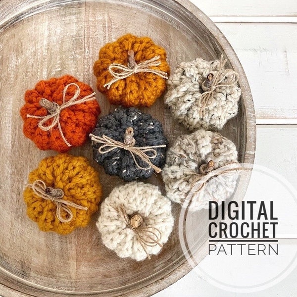 Crochet Pumpkin Pattern | Beginner Crochet Pattern for Fall | DIY Fall Decor