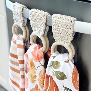Crochet Pattern | Crochet Towel Holder Pattern | DIY Crochet Towel Topper Pattern PDF Download