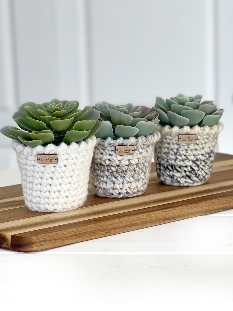 DIY Crochet Pattern Crochet Planter Pattern The Pirouette Planter Crochet Pattern DIY Craft Christmas Crochet Pattern image 2