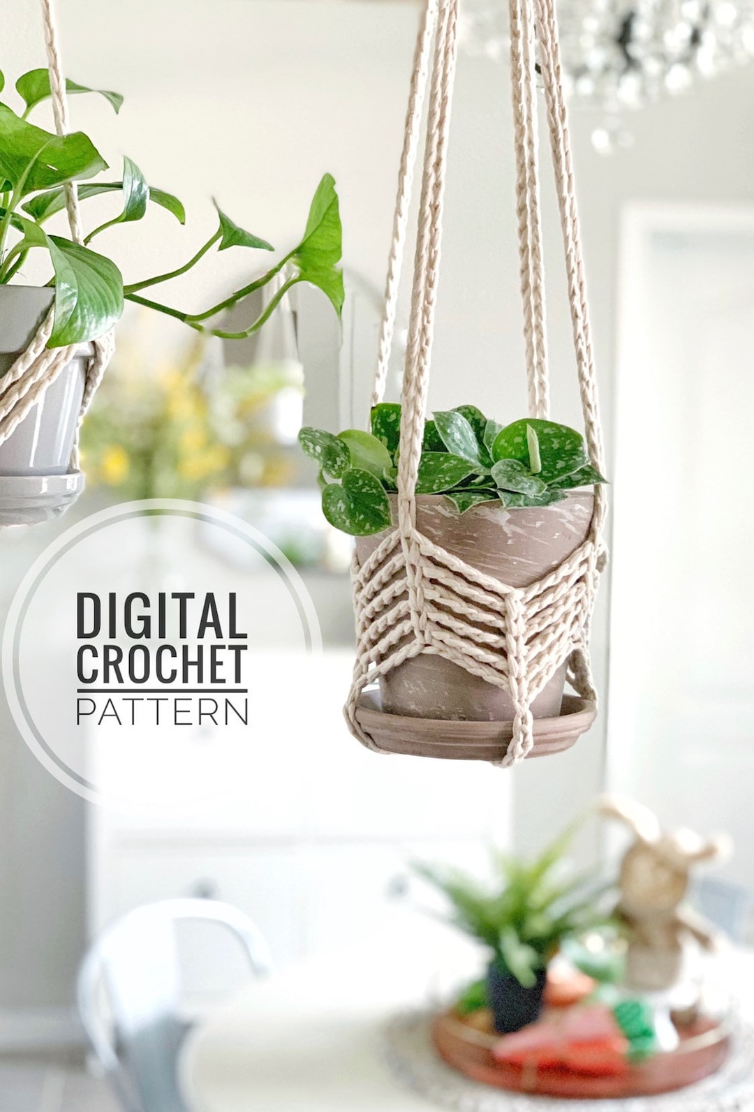 Summer Goals Plant Hanger - Beginner Plant Hanger Kit and Pattern