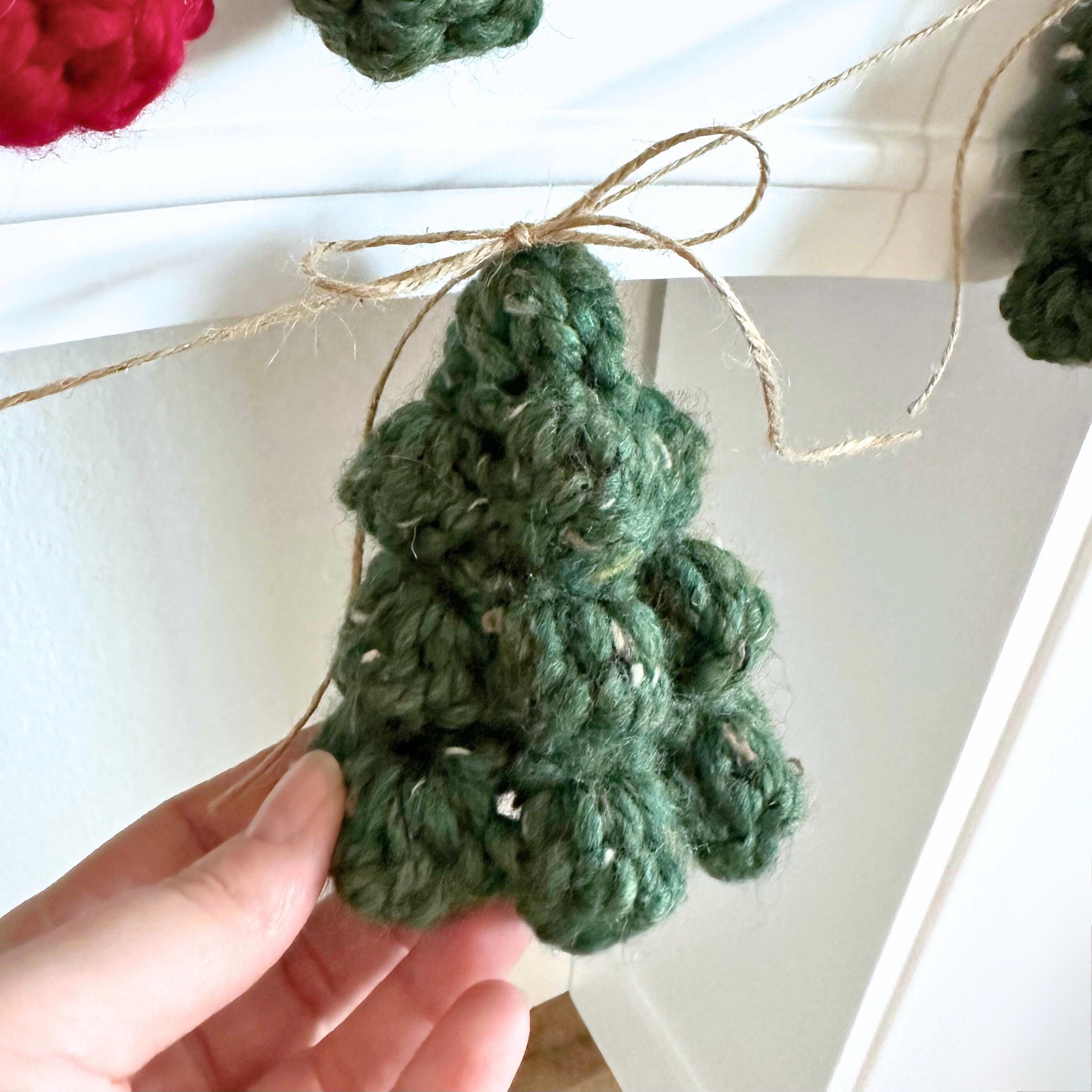 Crochet Christmas Tree Garland Pattern | DIY Garland Instructions ...