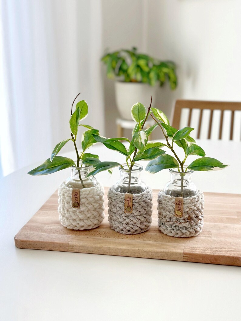 Crochet Plant Cozy Pattern | The Herringbone Planter Pattern | Digital Crochet Pattern | DIY Craft | Crochet Home Decor Pattern image 6