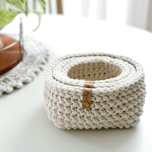 The Boxy Basket Pattern 084 | DIY Crochet Basket Pattern | Square Basket Pattern | Nesting Basket Pattern | Crochet Home Decor Pattern image 7