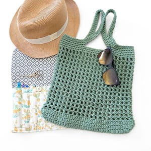DIY Crochet Pattern | The Market Tote Crochet Pattern | Crochet Tote Bag Pattern | Crochet Beach Bag Pattern | Summer Crochet Project image 6
