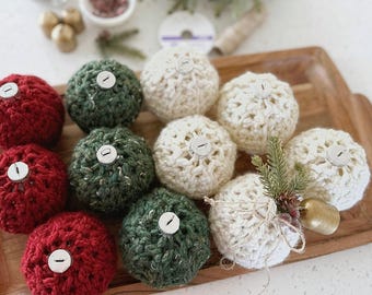 DIY Crochet Pattern | Crochet Christmas Ornament Pattern | DIY Craft | Christmas Tree Decorations