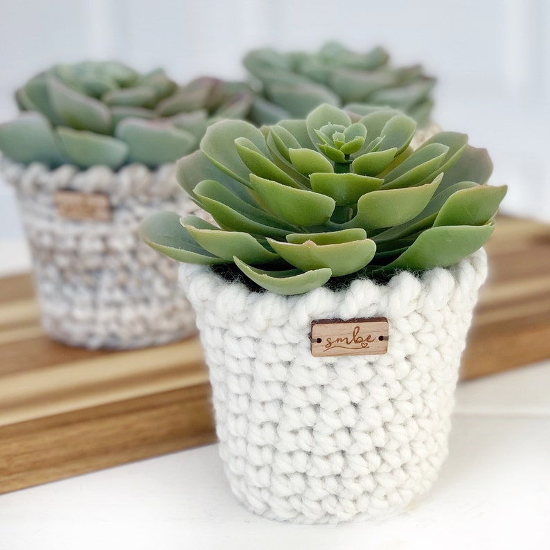 DIY Crochet Pattern Crochet Planter Pattern The Pirouette Planter Crochet Pattern DIY Craft Christmas Crochet Pattern image 4