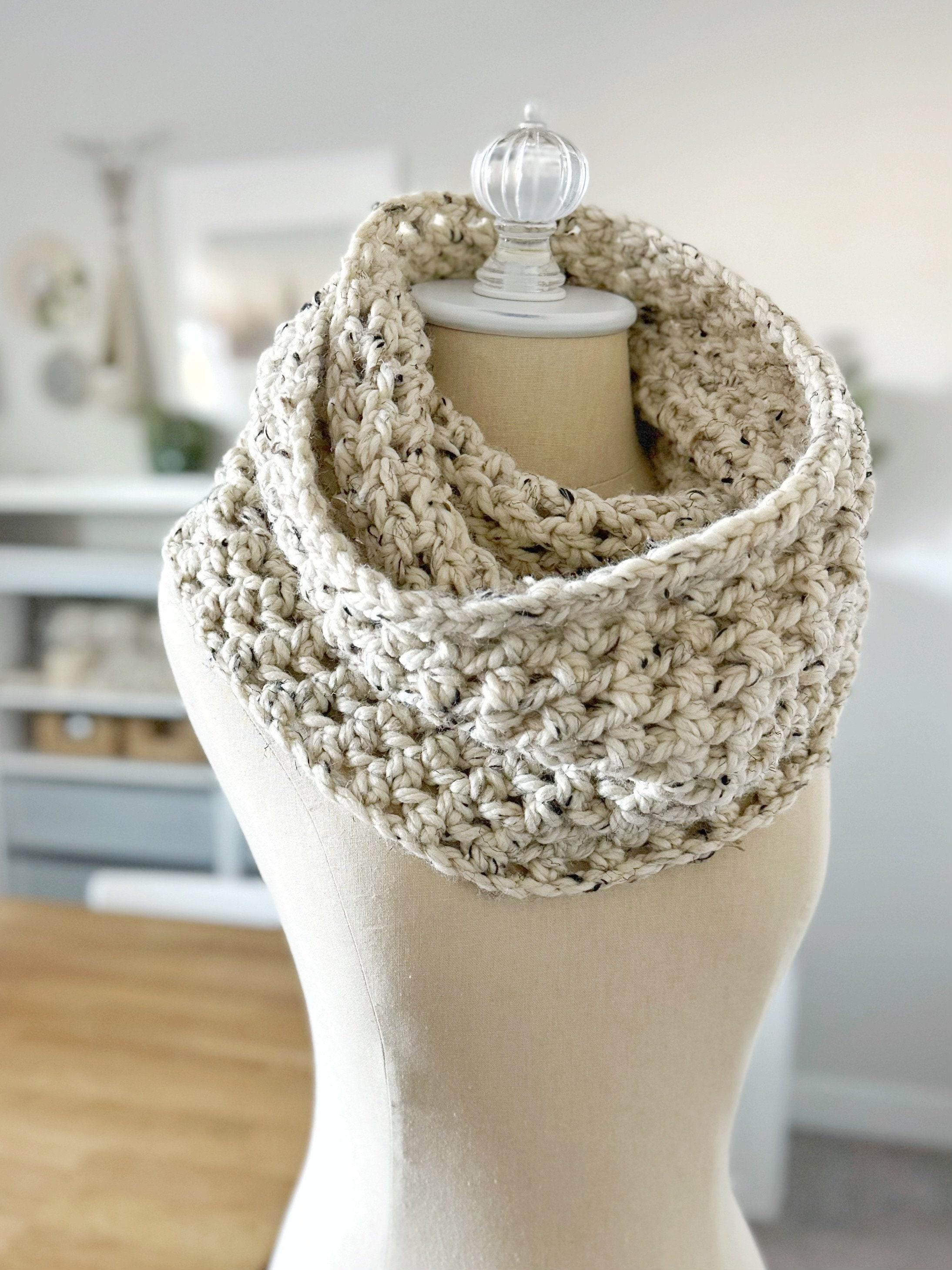 Crochet Infinity Scarf Pattern | Advanced Beginner Crochet Pattern ...
