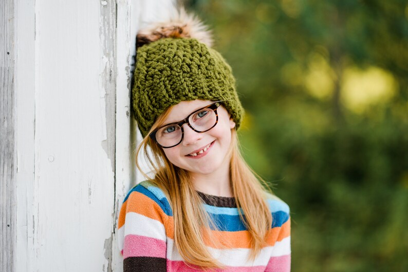 Chunky Hat Pattern Crochet Winter Hat Pattern Beanie Crochet Pattern Beanie Hat Pattern Pom Pom Beanie Hat DIY Crochet Hat Pattern