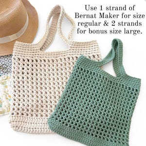 DIY Crochet Pattern | The Market Tote Crochet Pattern | Crochet Tote Bag Pattern | Crochet Beach Bag Pattern | Summer Crochet Project image 7