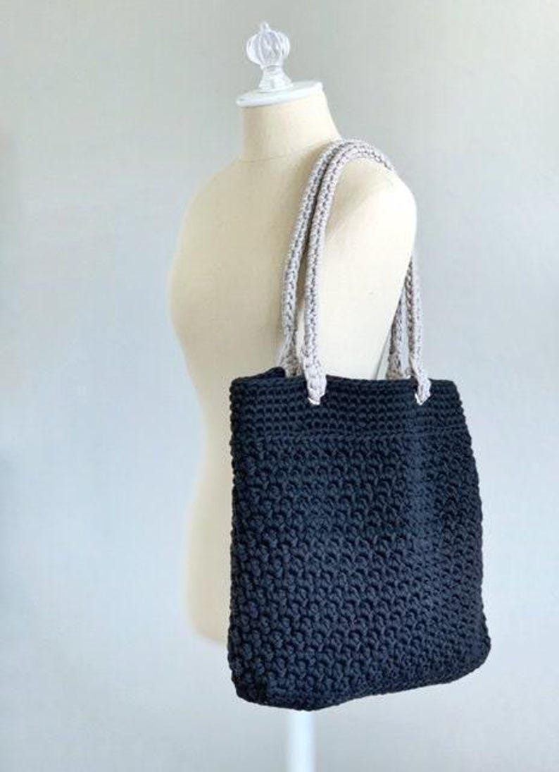 DIY Crochet Pattern | Crochet Tote Bag Pattern | Crochet Market Tote Pattern | Crochet Bag Pattern | Crochet Beach Bag | Crochet Market Bag image 5