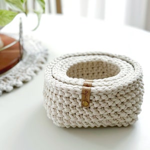 The Boxy Basket Pattern 084 DIY Crochet Basket Pattern Square Basket Pattern Nesting Basket Pattern Crochet Home Decor Pattern image 7