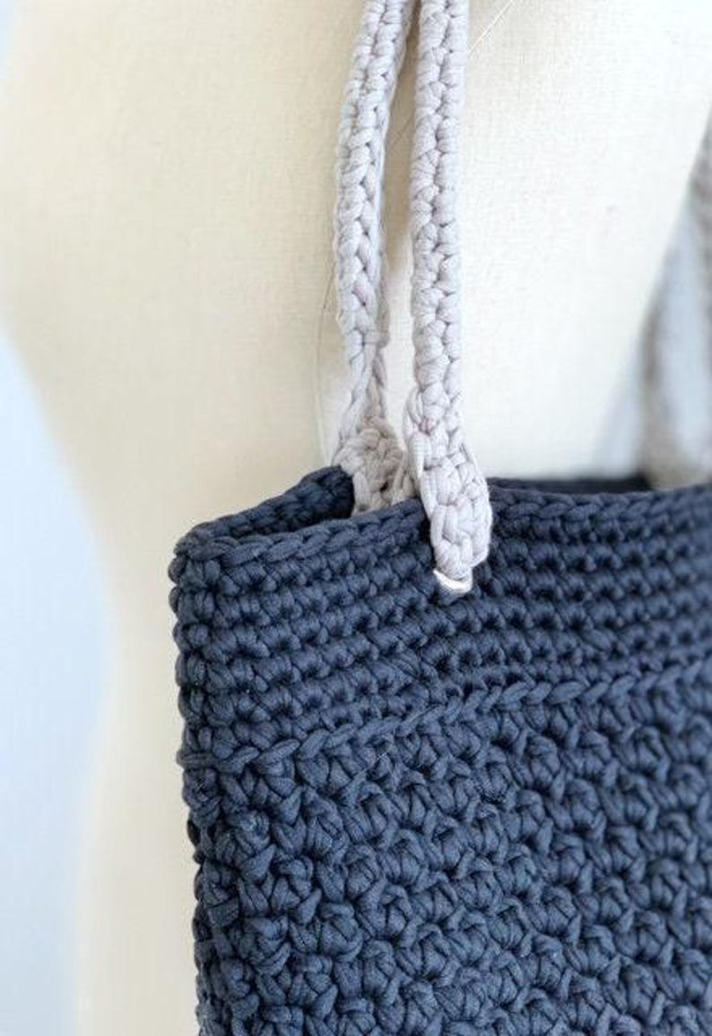 DIY Crochet Pattern | Crochet Tote Bag Pattern | Crochet Market Tote Pattern | Crochet Bag Pattern | Crochet Beach Bag | Crochet Market Bag image 8