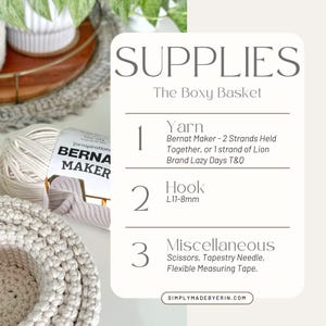 The Boxy Basket Pattern 084 | DIY Crochet Basket Pattern | Square Basket Pattern | Nesting Basket Pattern | Crochet Home Decor Pattern image 8