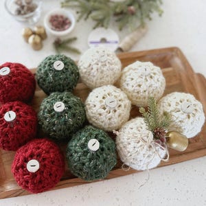 DIY Crochet Pattern | Crochet Christmas Ornament Pattern | DIY Craft | Christmas Tree Decorations