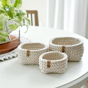 The Boxy Basket Pattern 084 | DIY Crochet Basket Pattern | Square Basket Pattern | Nesting Basket Pattern | Crochet Home Decor Pattern image 5