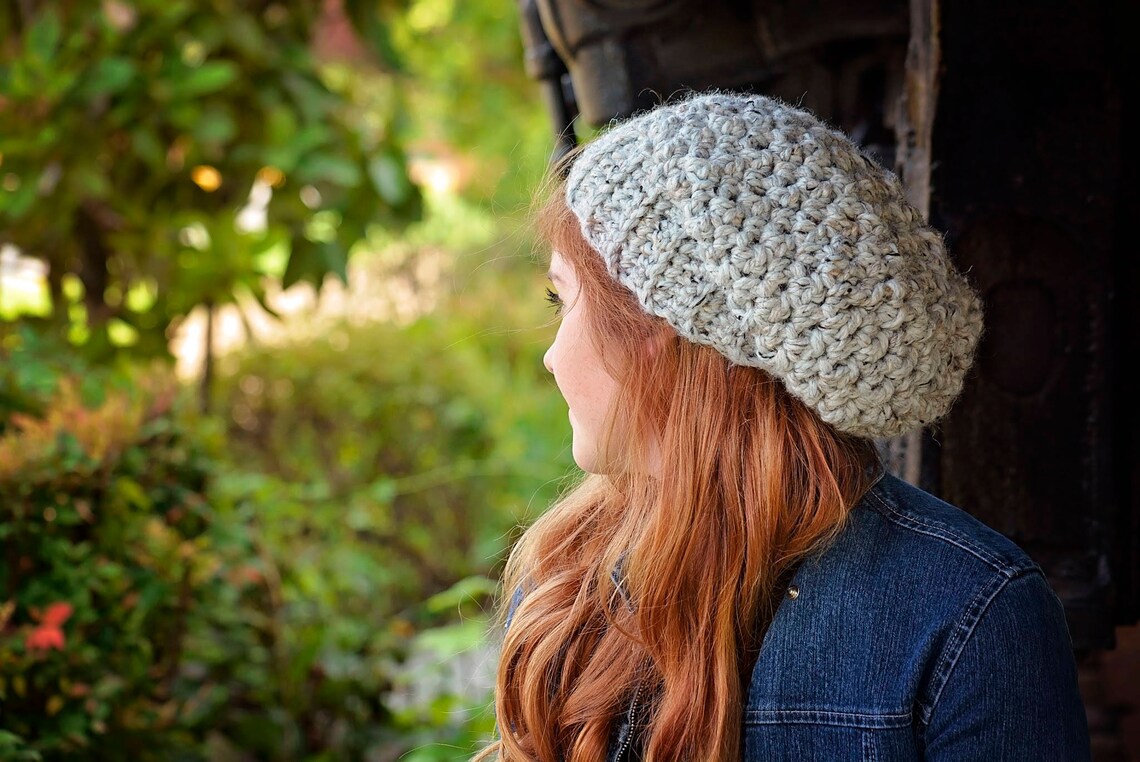 Womens Winter Hat Oversized Slouchy Beanie Hat Chunky Etsy
