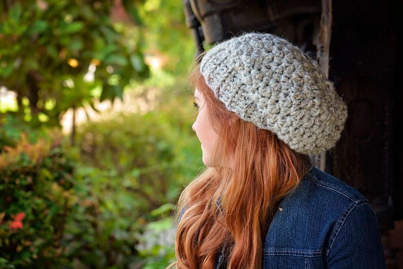 CC Exclusives Unisex Oversized Slouchy Beanie With Pom Pom - Ivory Knit Hat, One Size Fits Most