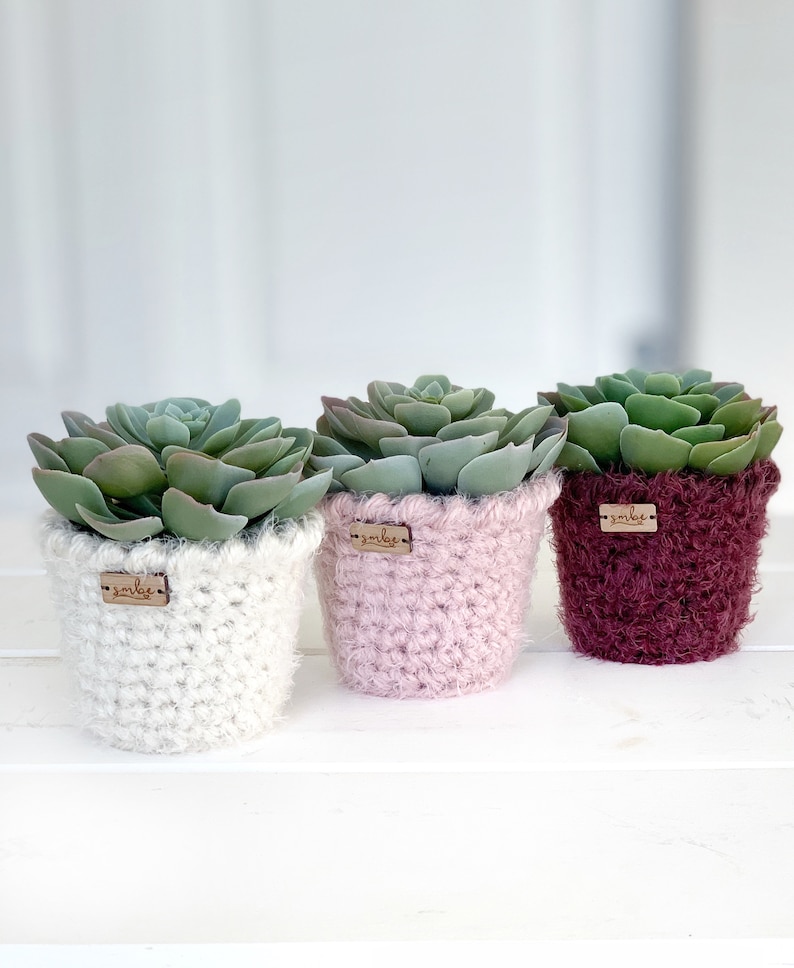 DIY Crochet Pattern Crochet Planter Pattern The Pirouette Planter Crochet Pattern DIY Craft Christmas Crochet Pattern image 6