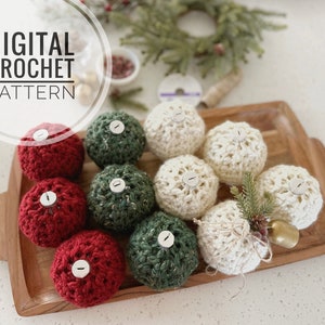 DIY Crochet Pattern | Crochet Christmas Ornament Pattern | DIY Craft | Christmas Tree Decorations