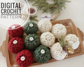 DIY Crochet Pattern | Crochet Christmas Ornament Pattern | DIY Craft | Christmas Tree Decorations