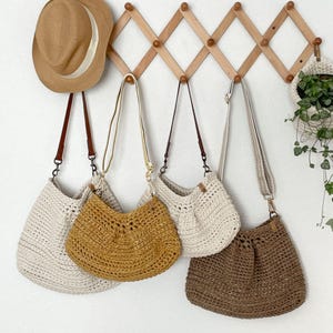 DIY Crochet Pattern | Chunky Crochet Bag Pattern |  Crochet Tote Bag Pattern | Crochet Purse Pattern | Summer Bag Pattern | Crochet Hobo Bag